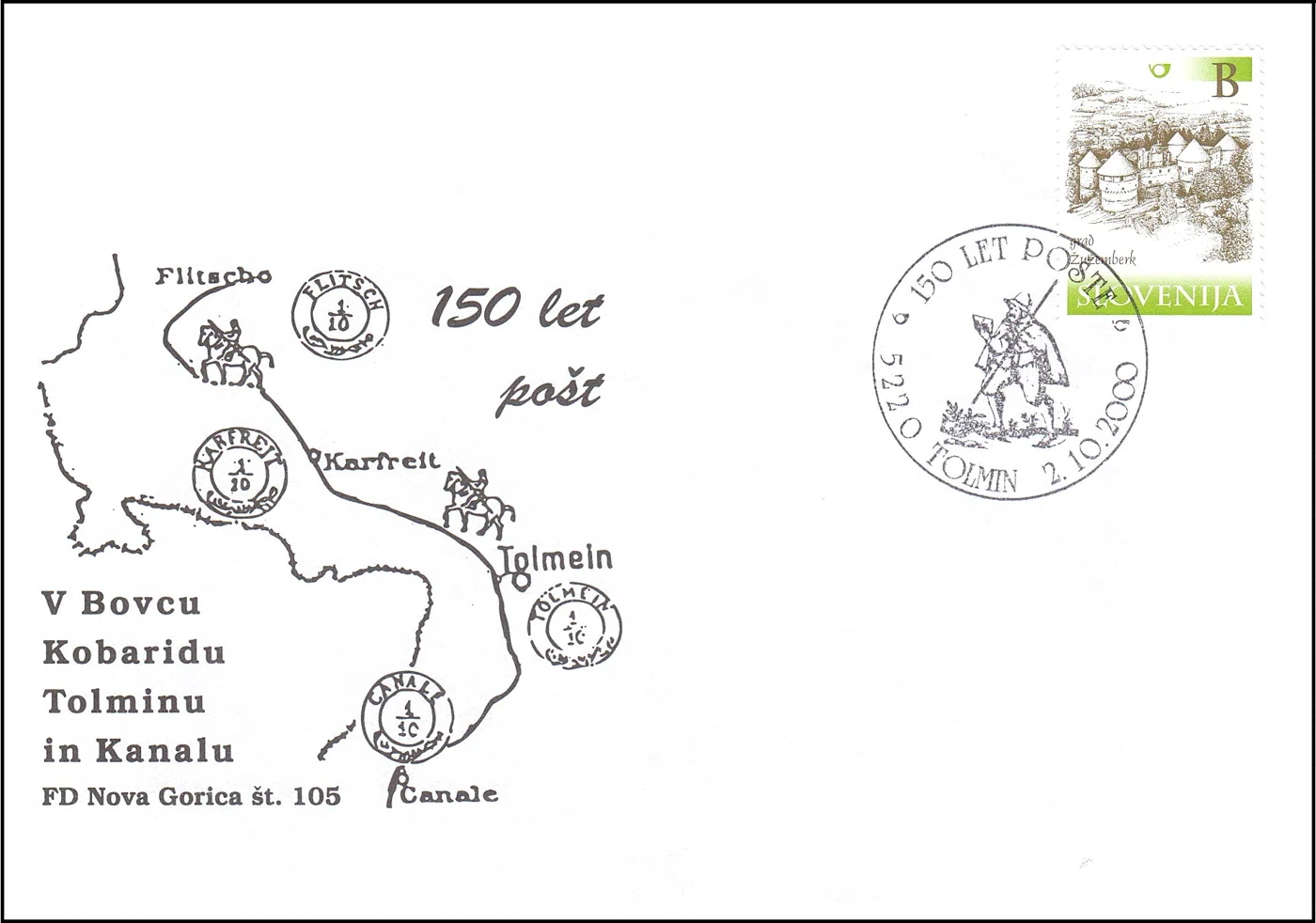 150 LET POŠTE TOLMIN